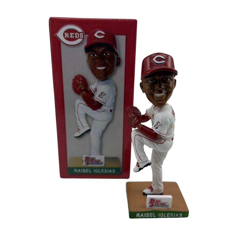 MLB Baseball Bobblehead Raisel Iglesias Cincinnati Reds 2017 SGA New in Box